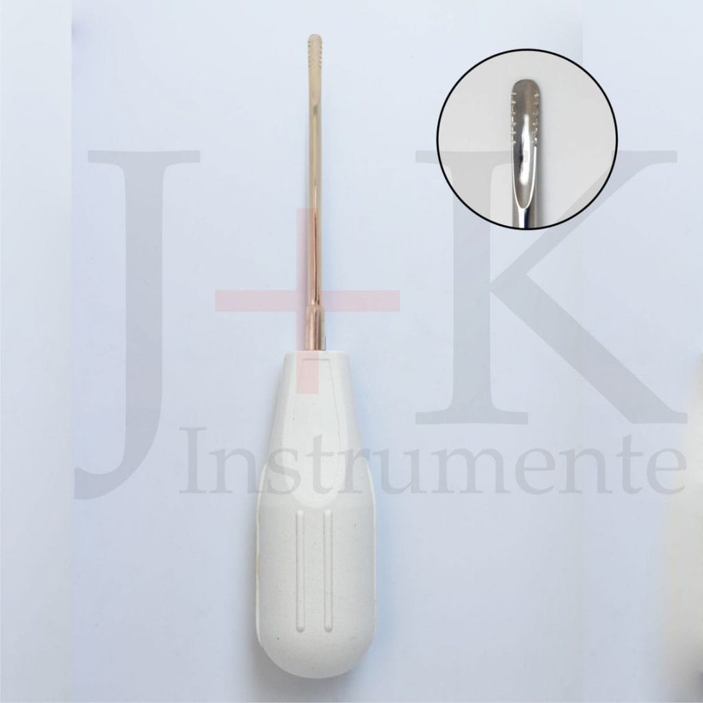 Luxator (Straight with Serration) – J+K Chirurgische Instrumente GmbH, Wurzelheber