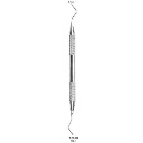 Exkavatoren (1.7mm) – J+K Chirurgische Instrumente GmbH, Füllungsinstrumente