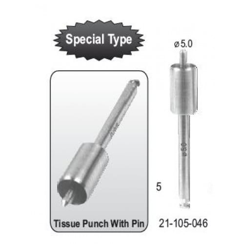 Gewebestanzen mit Pin – J+K Chirurgische Instrumente GmbH, Systemunabhängige Instrumente und Zubehör