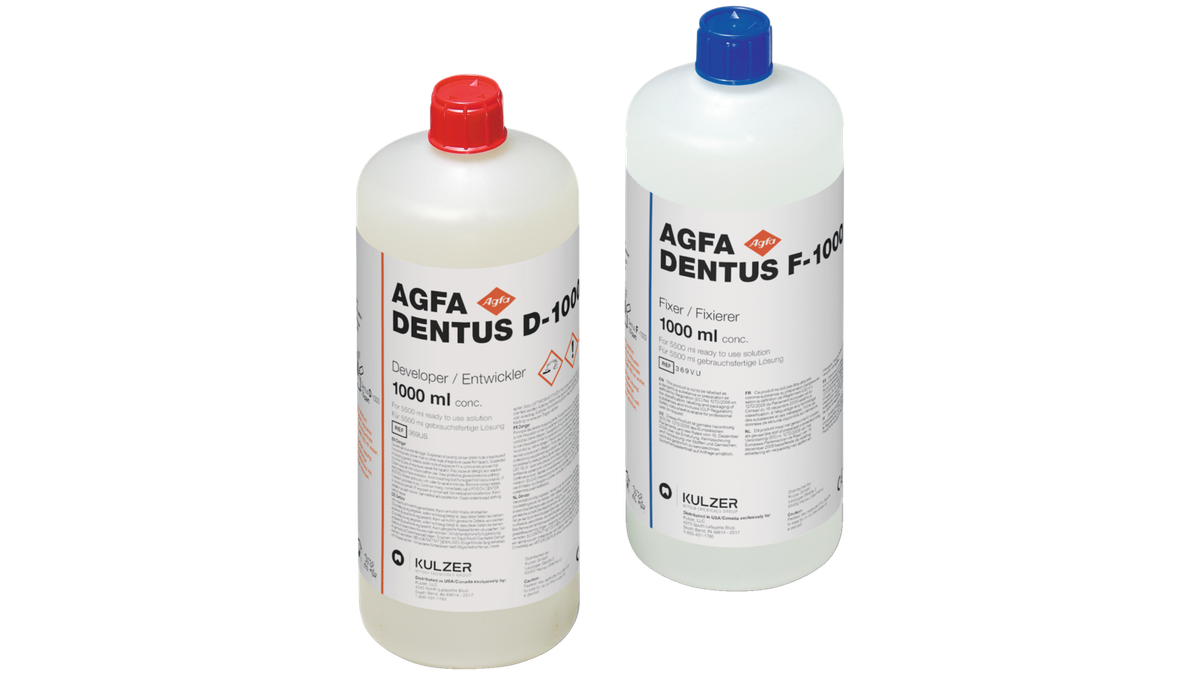 Agfa Dentus® X-Ray Chemicals – Kulzer, Röntgenchemikalien