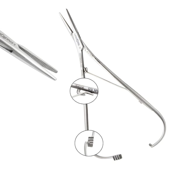 Smaha Elastomeric Ligature Placing Mathieu Plier 14cm Straight