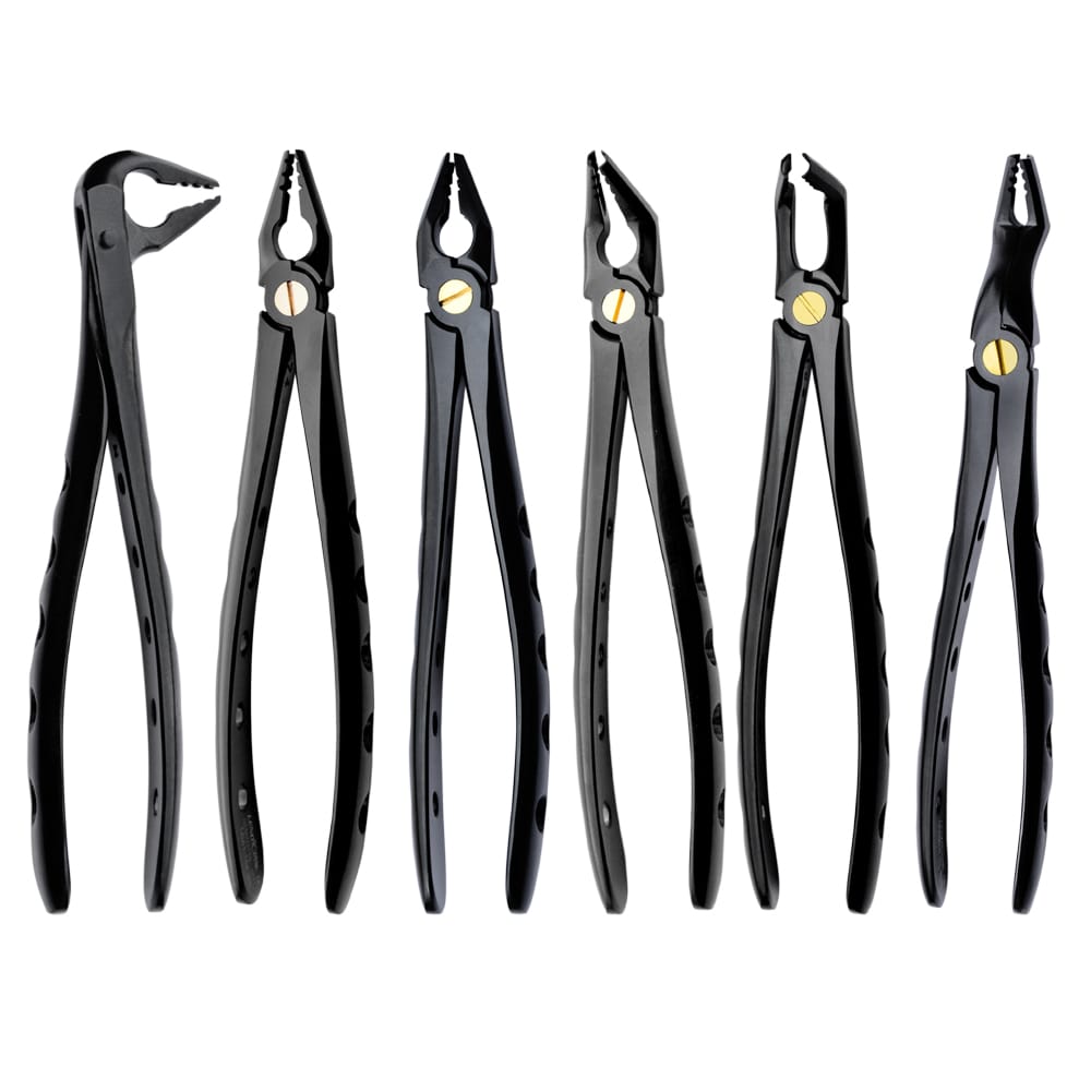 Deep Gripping Extracting Forceps Set of 6 – LENOX INS - Lensur Instruments Ltd., Extraktionszangen