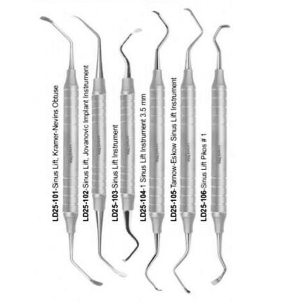 Sinus Lift Instruments Set of 6 – LENOX INS - Lensur Instruments Ltd., Chirurgische Instrumente