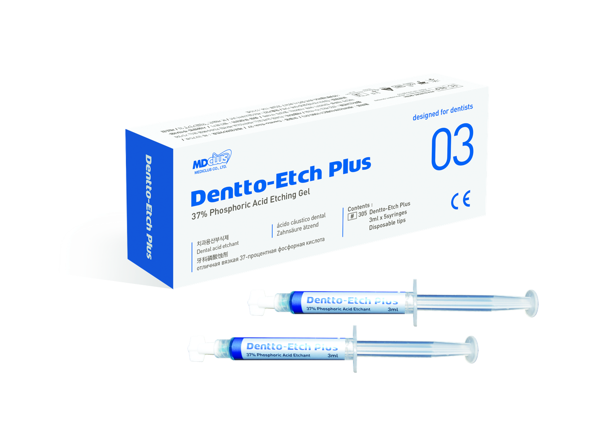 Dentto-Etch Plus – MEDICLUS Co., Ltd., Ätzgel und Zubehör