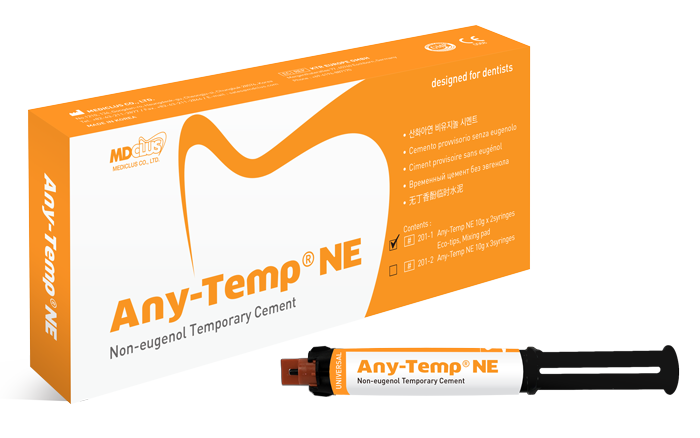 Any Temp®NE – MEDICLUS Co., Ltd., Provisorische Kronen