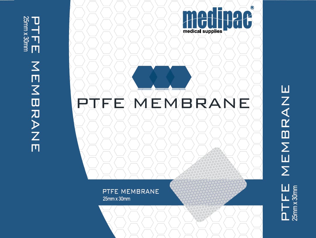 Non-Reinforced PTFE Regenerative Membranes 25*30mm – MEDIPAC S.A., Implantologie