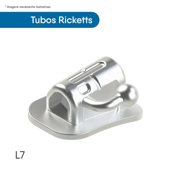 Tubos Ricketts Plus Simples Colagem - Pacote 10 Unidades 711I1-11017