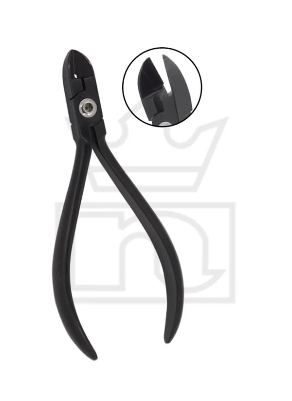 Hard Wire Cutter Black , 15 Dgree 12Cm 115-0353B