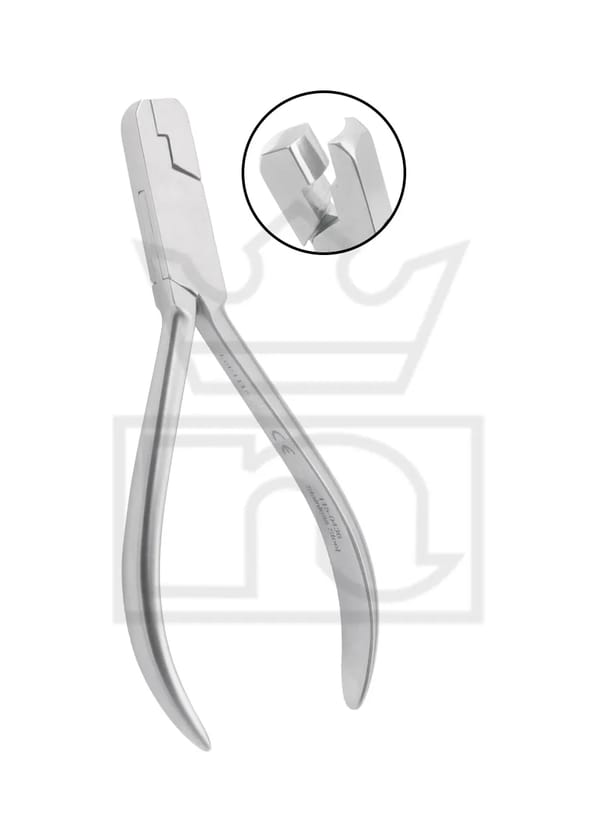 Wire Bending Pliers wide curve 13.5 cm 115-0436