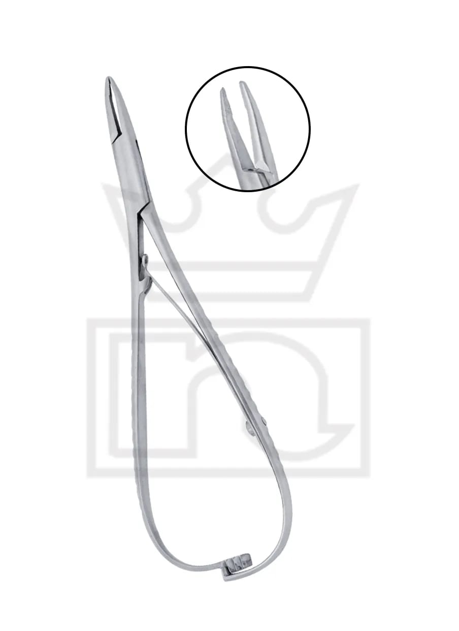 Mehtieu Needle holder 14cm. Tip contact 115-0463 – Nadir & Co, Zangen