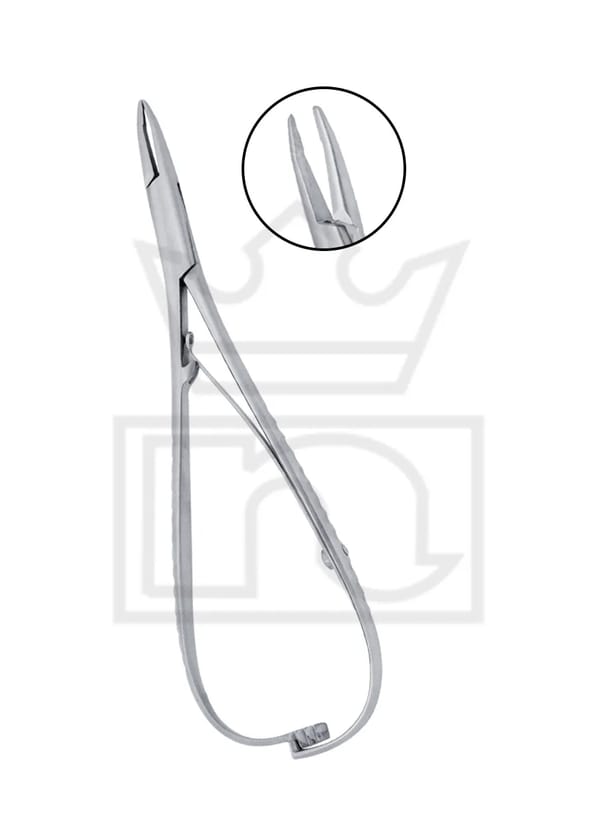 Mehtieu Needle holder 14cm. Tip contact 115-0463