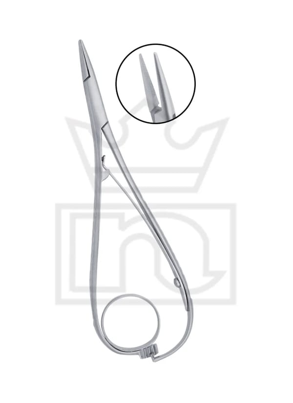 Mathieu Needle Holder 14cm extra fine beak, with ring 115-0465 FR