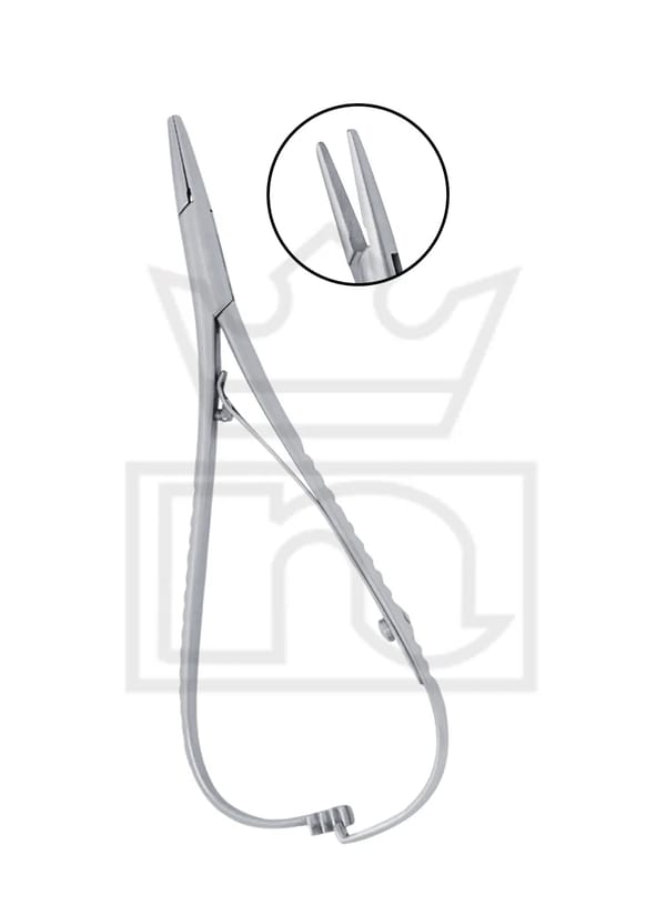 Mathieu Needle Holder 14cm Wide beak and fine serration 115-0467