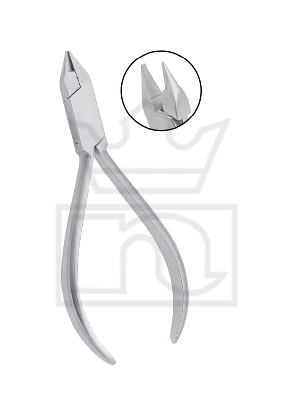 Light Wire Bending pliers with grooves tips 12.5 cm 115-0631