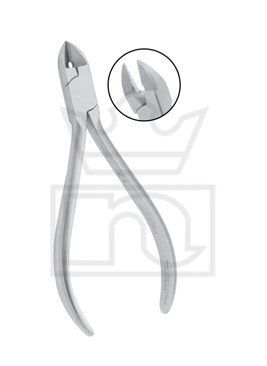 Ligature & Pin Cutter 15 degree regular beak 12cm 115-0862 – Nadir & Co, Zangen