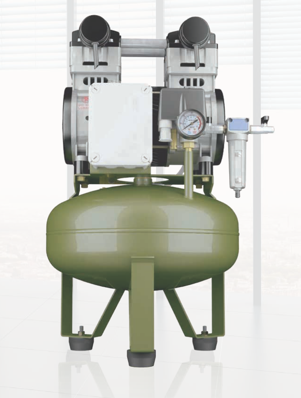 Neodent Luftkompressor D01-2 (2 Köpfe) ölfrei – Neodent, Kompressoren + Absaugung