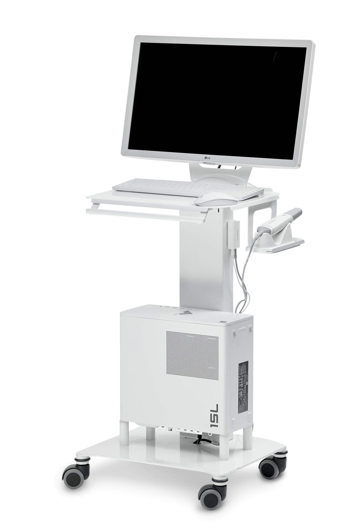 Neodent Wagen für Aoralscan 3 & Aoralscan Elite, für Desktop-PC/Monitor, mit seitlicher Halterung für Scanner – Neodent, Sonstige Einrichtungsgegenstände
