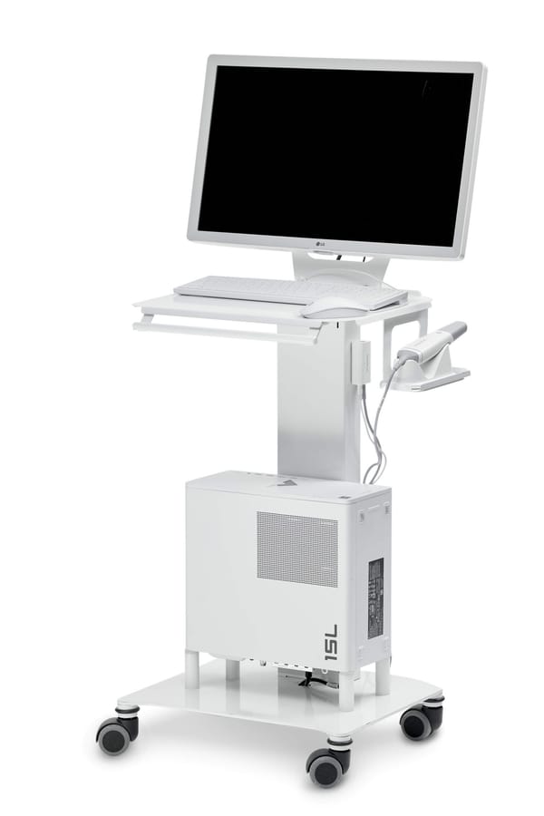Neodent Wagen für Aoralscan 3 & Aoralscan Elite, für Desktop-PC/Monitor, mit seitlicher Halterung für Scanner