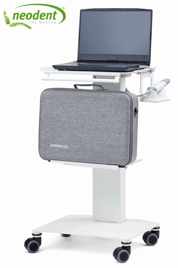 Neodent Wagenbasis für Aoralscan 3 & Aoralscan Elite, für Laptop, mit seitlicher Halterung für Scanner MT1016A