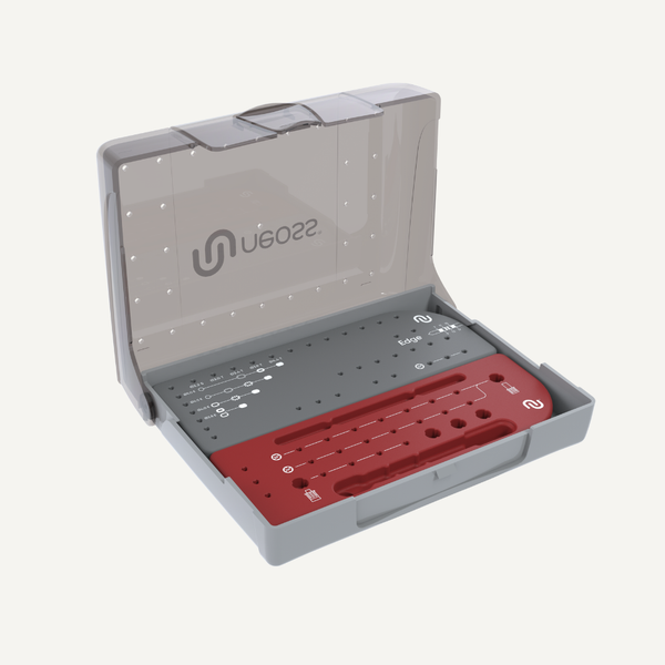 Chirurgie-Prothetik-Tray und Box (leer)
