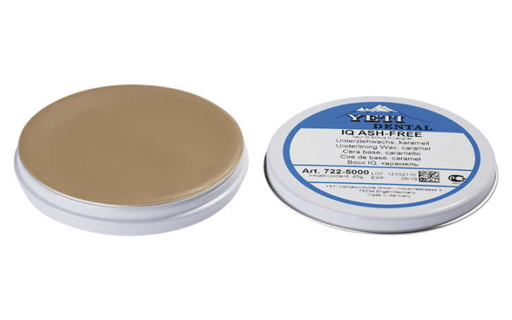 IQ UNTERZIEHWACHS caramel - dose – Yeti Dentalprodukte, Wachse