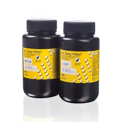 GC Temp Print – Organical CAD/CAM, Druckharze