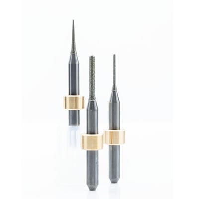 Schleifstifte mit 4mm Schaft für Glaskeramikblöcke – Organical CAD/CAM, Fräswerkzeuge