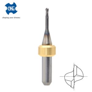 Universalfräser mit 6mm Schaft - Organical CAD/CAM