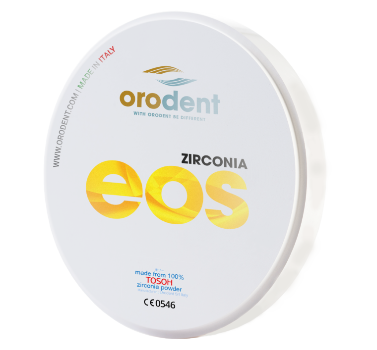 Zirconia EOS Multigradient – ORODENT leghe dentali s.r.l., Keramikmassen