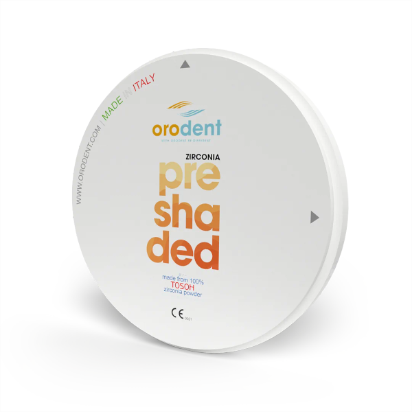 Zirconia Orodent Preshaded 1200 MPa