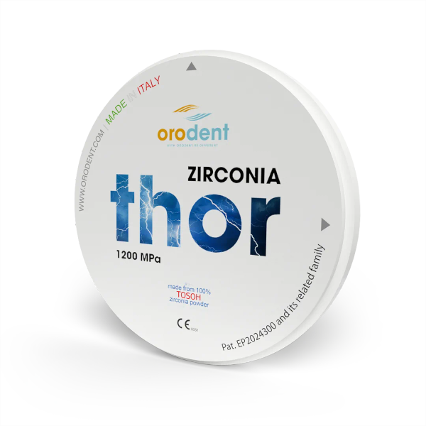 Zirconia Orodent Thor 1200 MPa