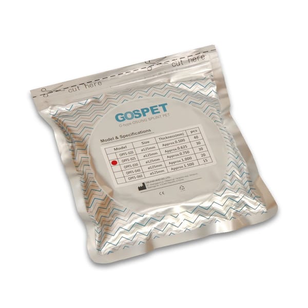 Gospet Folie 0.625mm (30 Stk.)