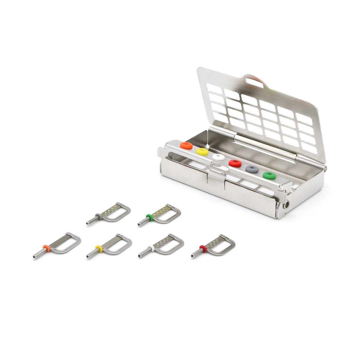 Intensiv Sterilisationstray mit Oscident Strips (6 Stk.) – oscident GmbH, Trays, Sterilcontainer und Zubehör