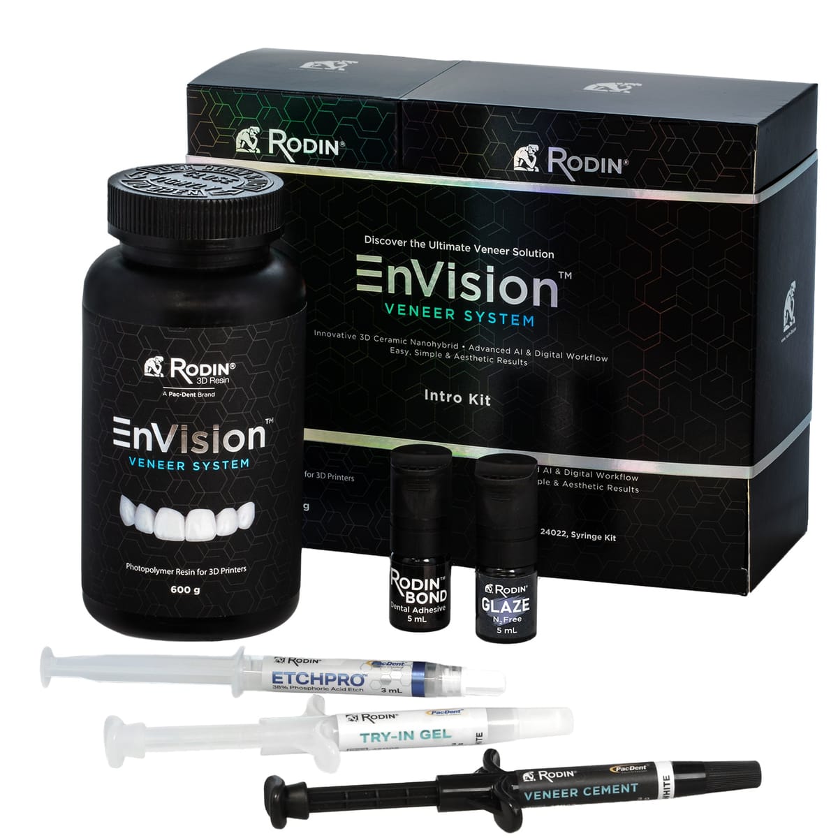 Rodin® EnVision – Pac-Dent , Inc., Druckharze