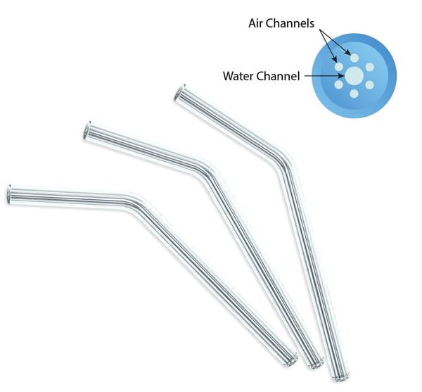 KleanTip™ Luft-/Wasserspritzenaufsatz