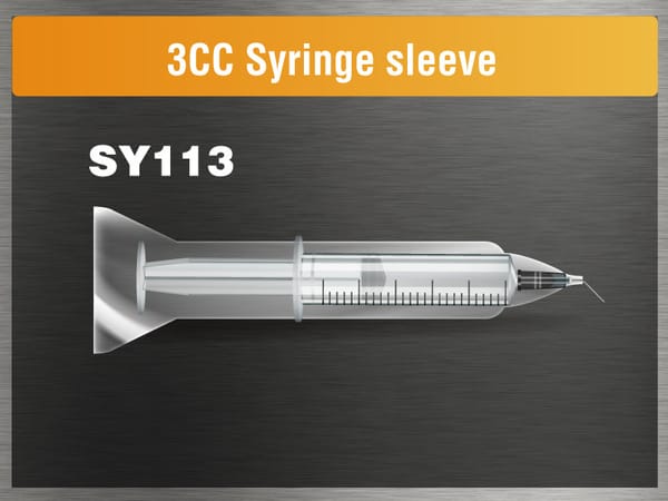 Armor™ Syringe Sleeve - Syringe cover for 3cc syringe 300/pk