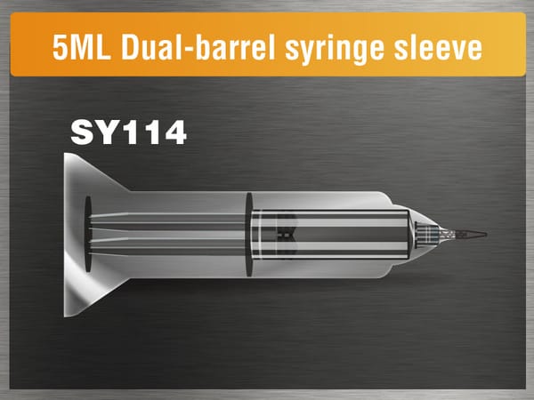 Armor™ Syringe Sleeve - Syringe cover for dual-barrel syringe 5ml 300/pk