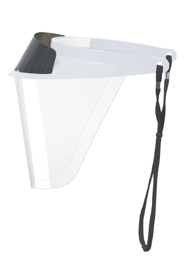 iVisor™ Loupe Visor and Shield Kit - Pearl White - Small