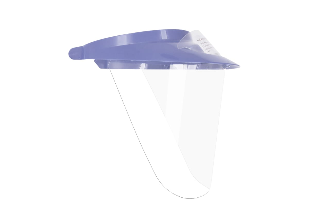 iVisor Visor and Shield Kit - Violet – Pac-Dent , Inc., Schutzbrillen, Schutzschilde und Zubehör