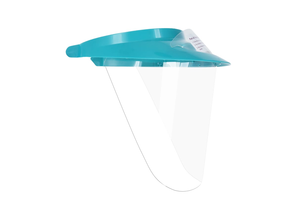 iVisor Visor and Shield Kit - Teal – Pac-Dent , Inc., Schutzbrillen, Schutzschilde und Zubehör