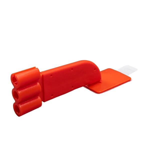 EzAim ComforTab Adhesive Sensor Holder Bitewing Red