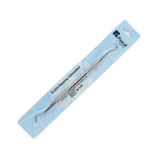 R55A Circlet® Packing Instrument, Serrated, Angled – Pascal-Diashine, Retraktionsfäden / -ringe