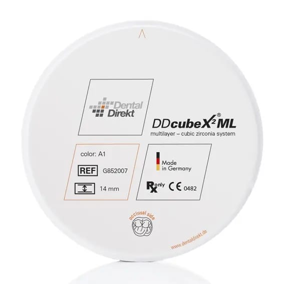 DD cubeX²® ML – Super High Translucent (SHT) - pidental.hu – Pi dental Fogászati Gyártó Zrt., Blöcke
