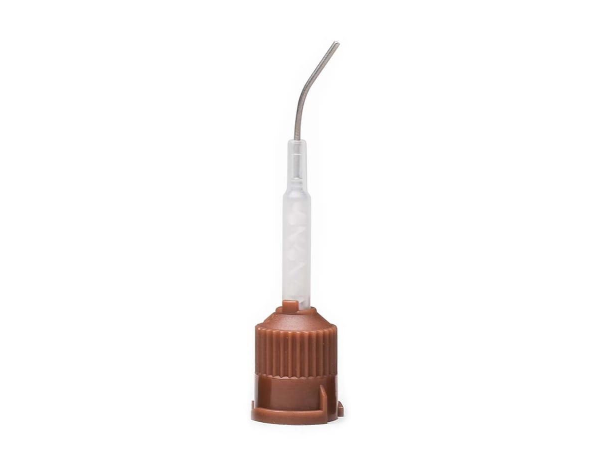 Automix Tips, clear, with bendable 20-gauge metal cannula A20N1 – Pulpdent Corporation, Applikationsspitzen (Tips)