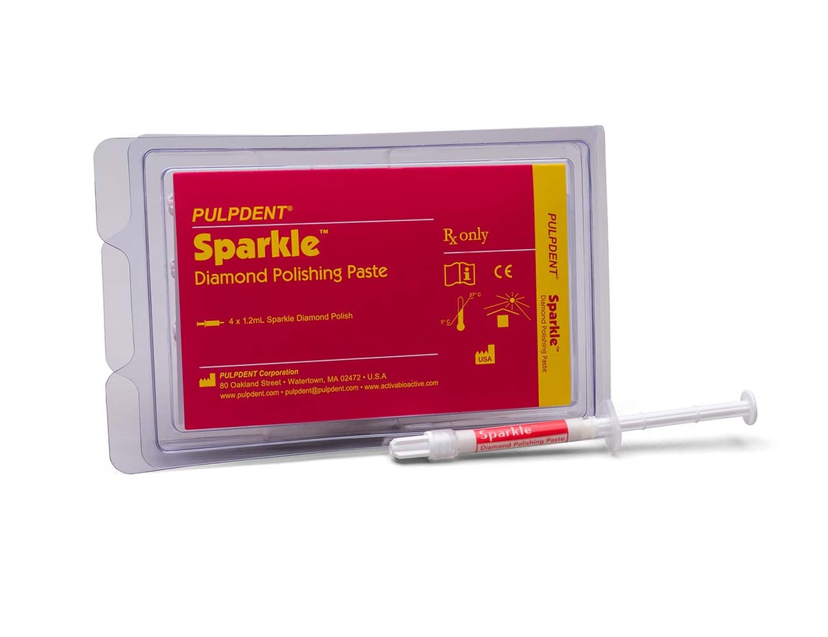 Sparkle™ Diamant-Polierpaste – Pulpdent Corporation, Zahnreinigungs-Polierpasten und Zubehör