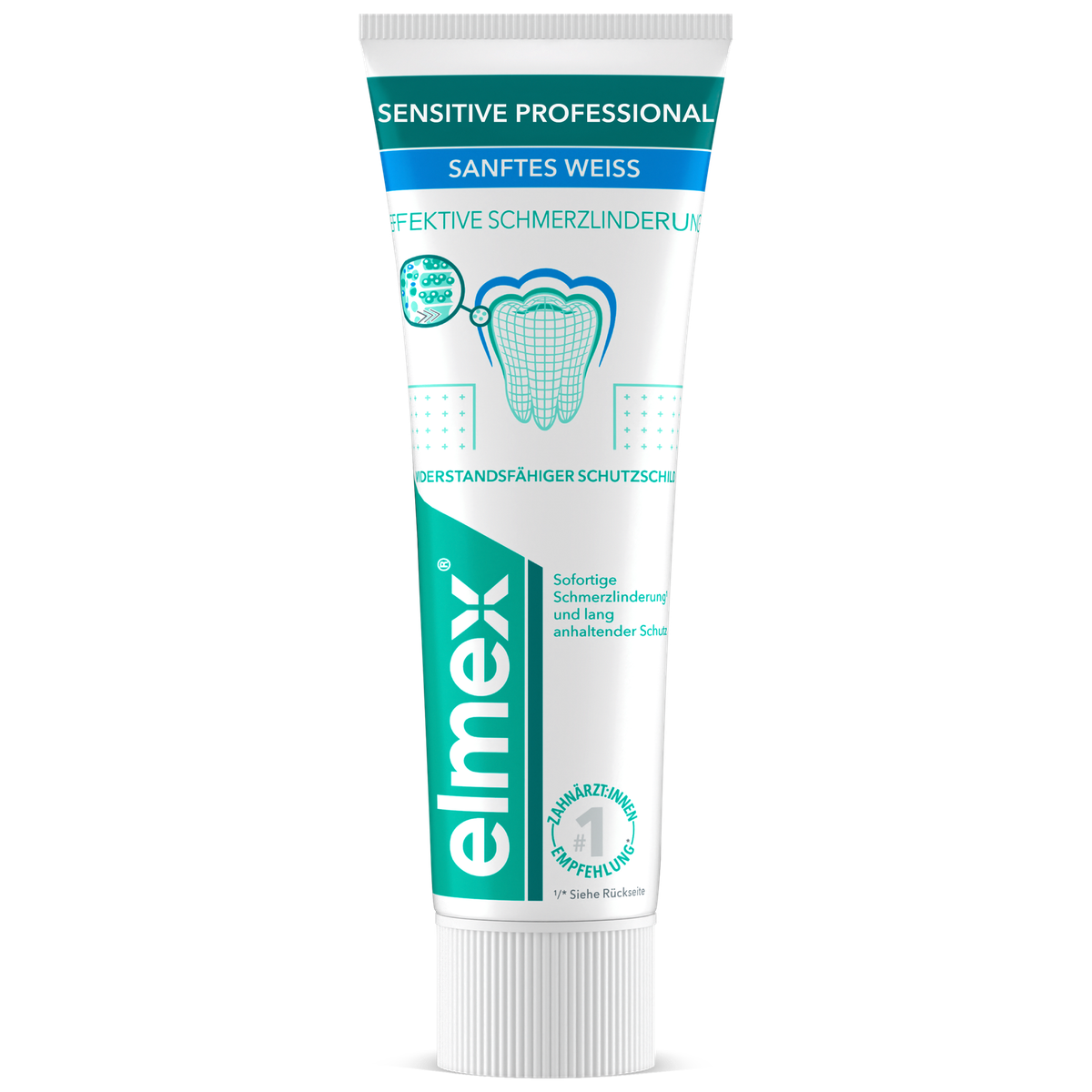 elmex SENSITIVE PROFESSIONAL SANFTES WEISS Zahnpasta 75ml – CP GABA GmbH, Zahnpasta