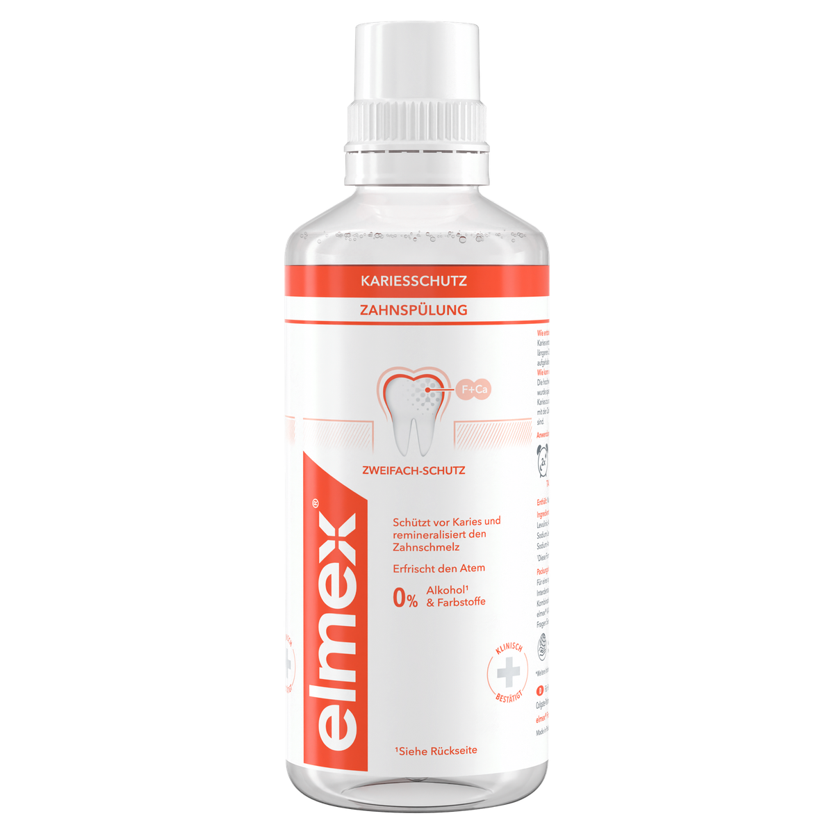 elmex® Zahnspülung Kariesschutz 400ml – CP GABA GmbH, Mundspüllösungen