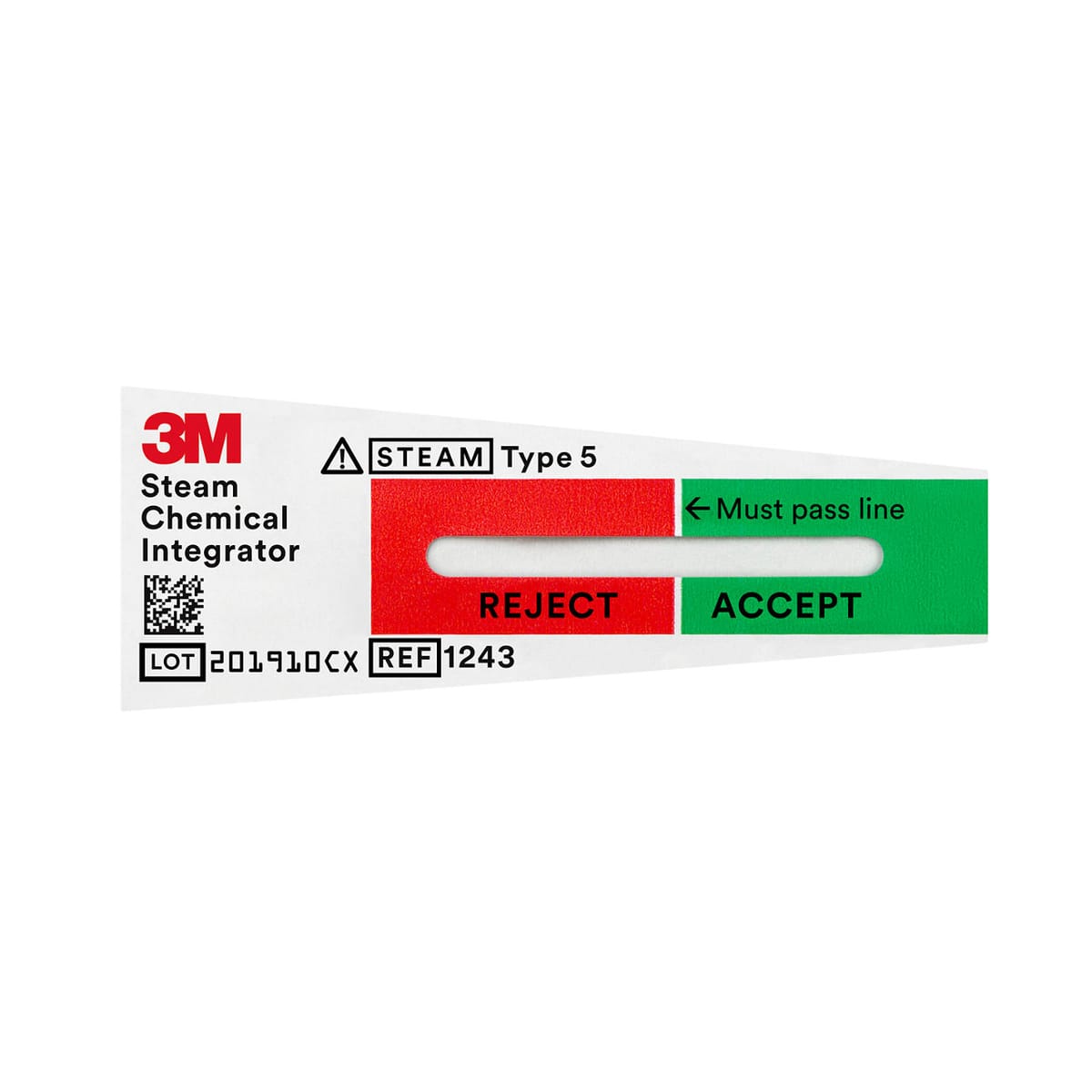 Attest chemischer integrator für dampf Typ 5 1243A/1243B – Solventum, Sterilisationszubehör