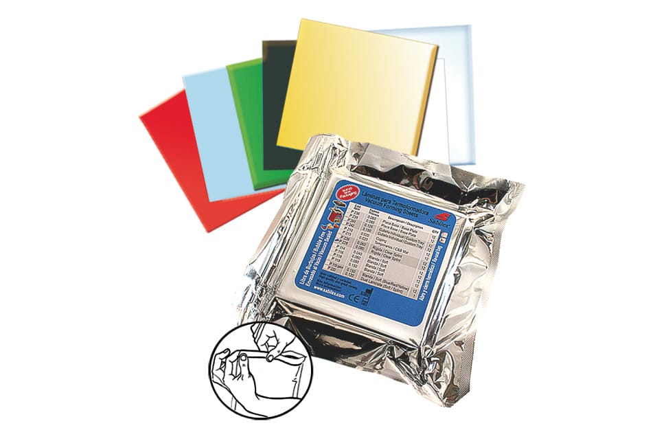 P119 – Láminas blandas para protector bucal – FLEXAFIL, Tiefziehfolien und -platten