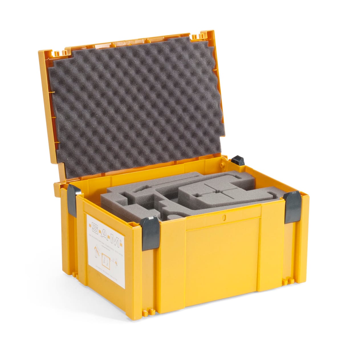 Stapelbox gelb – SAM, Artikulatoren und Zubehör